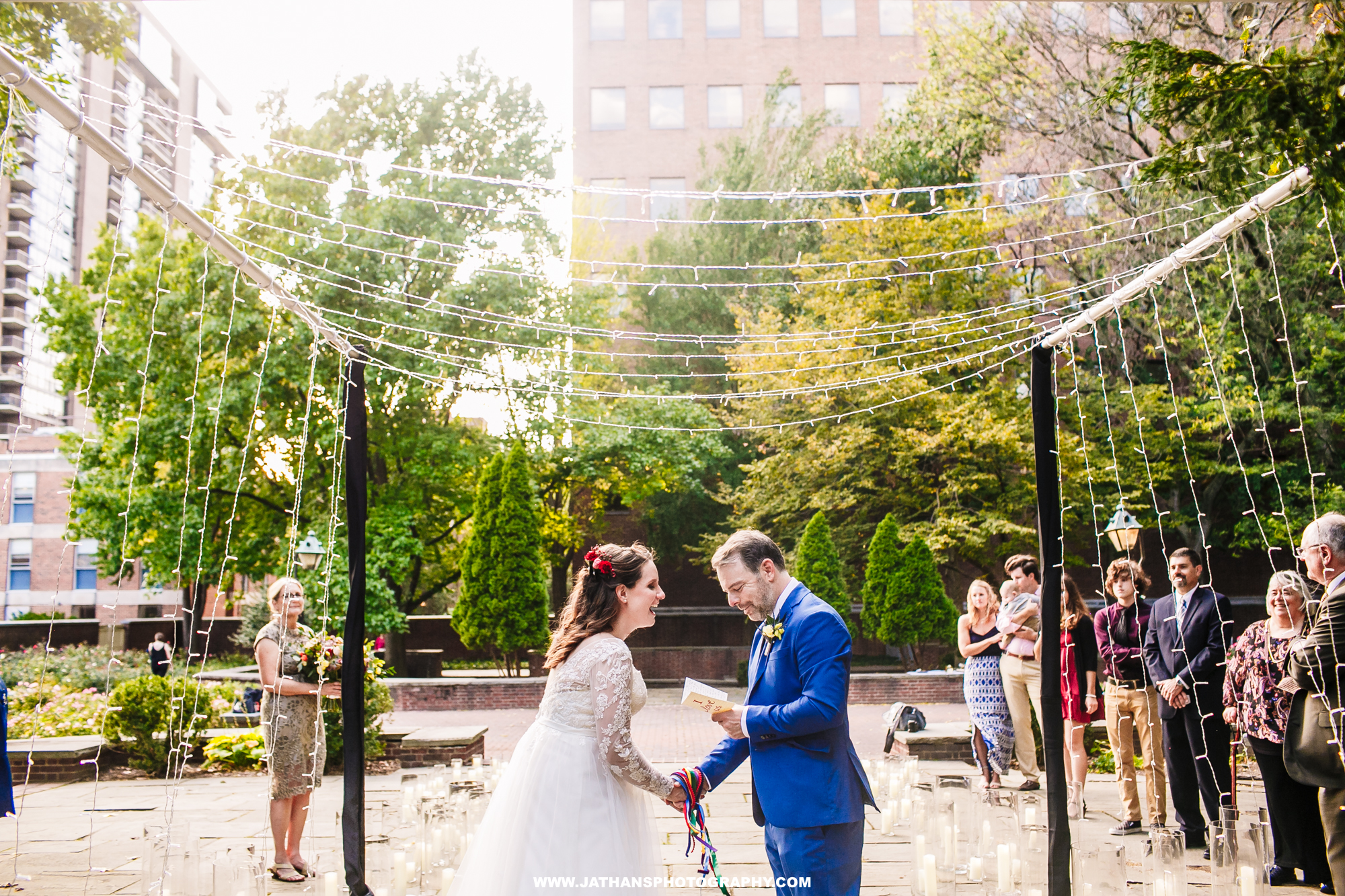 Intimate Philadelphia Rose Garden Wedding