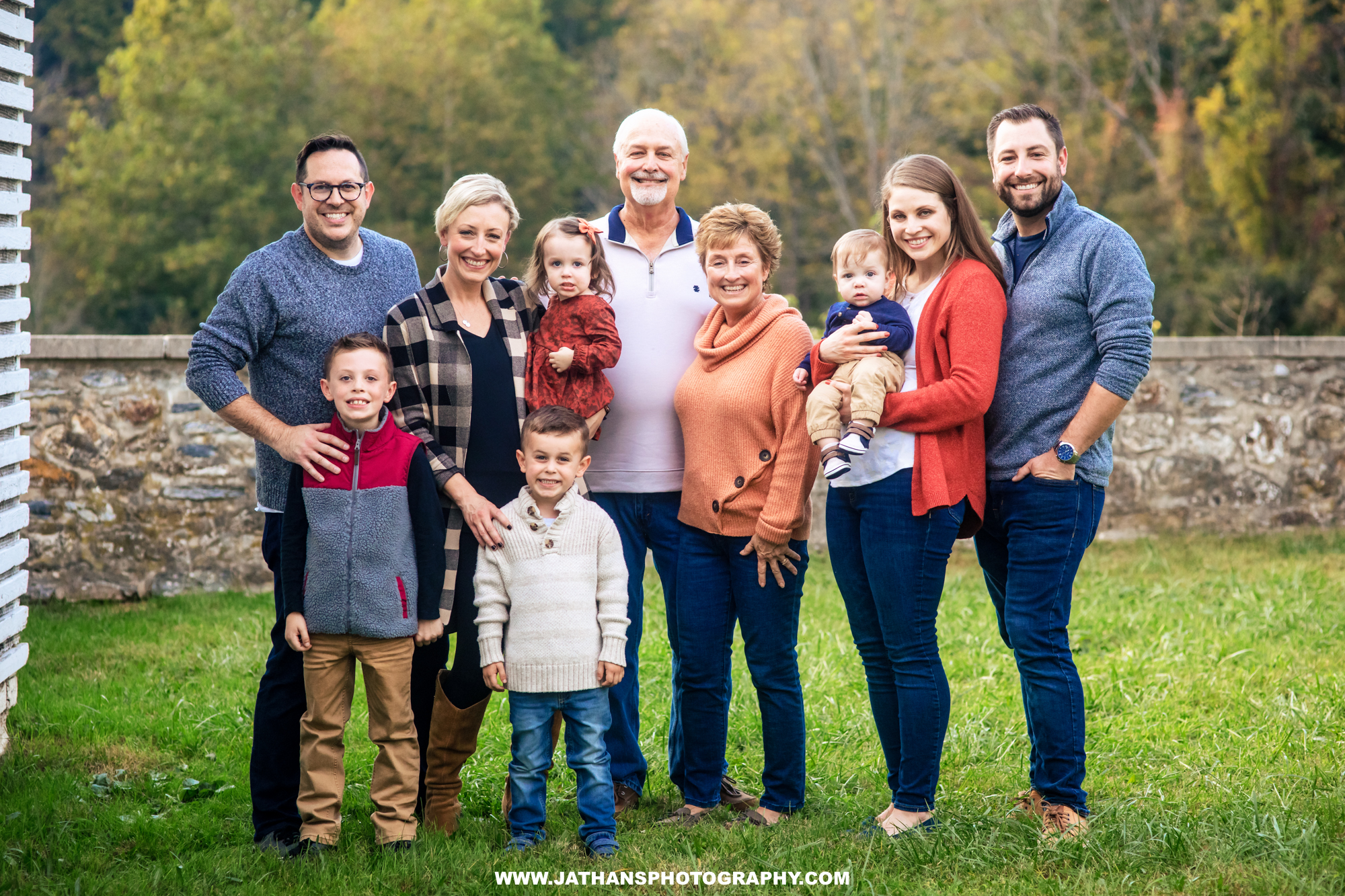 Beautiful Valley Forge National Park Family Photography