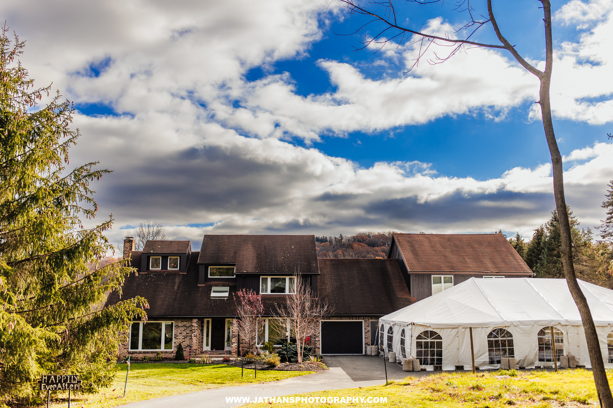 Beautiful Backyard November Wedding In Shillington, PA Reading PA Wedding Photographer