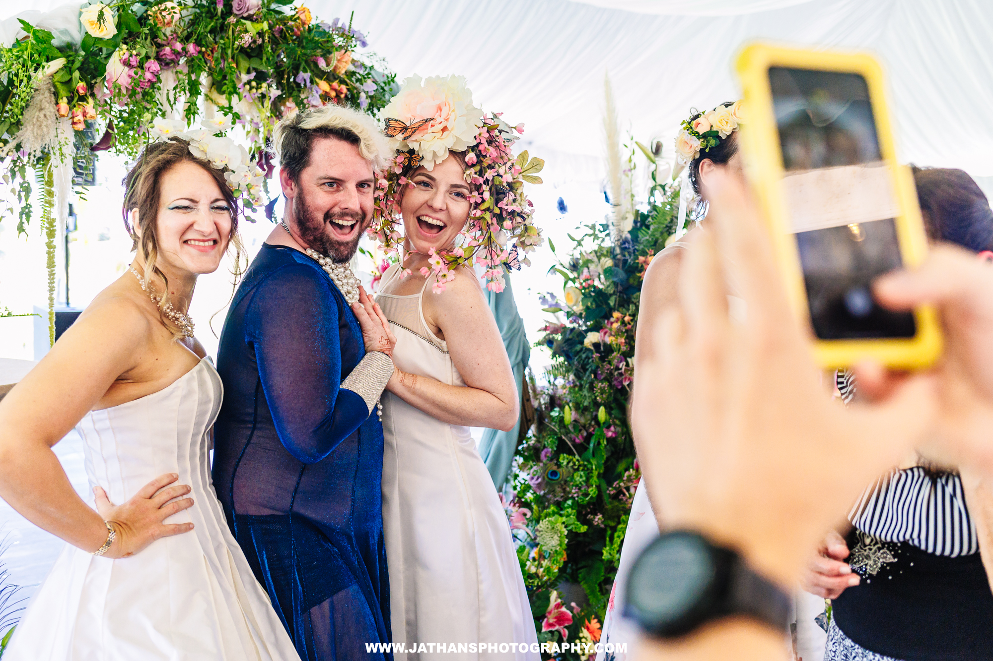 Insane Backyard Baltimore Color War White Wedding Dress Wedding