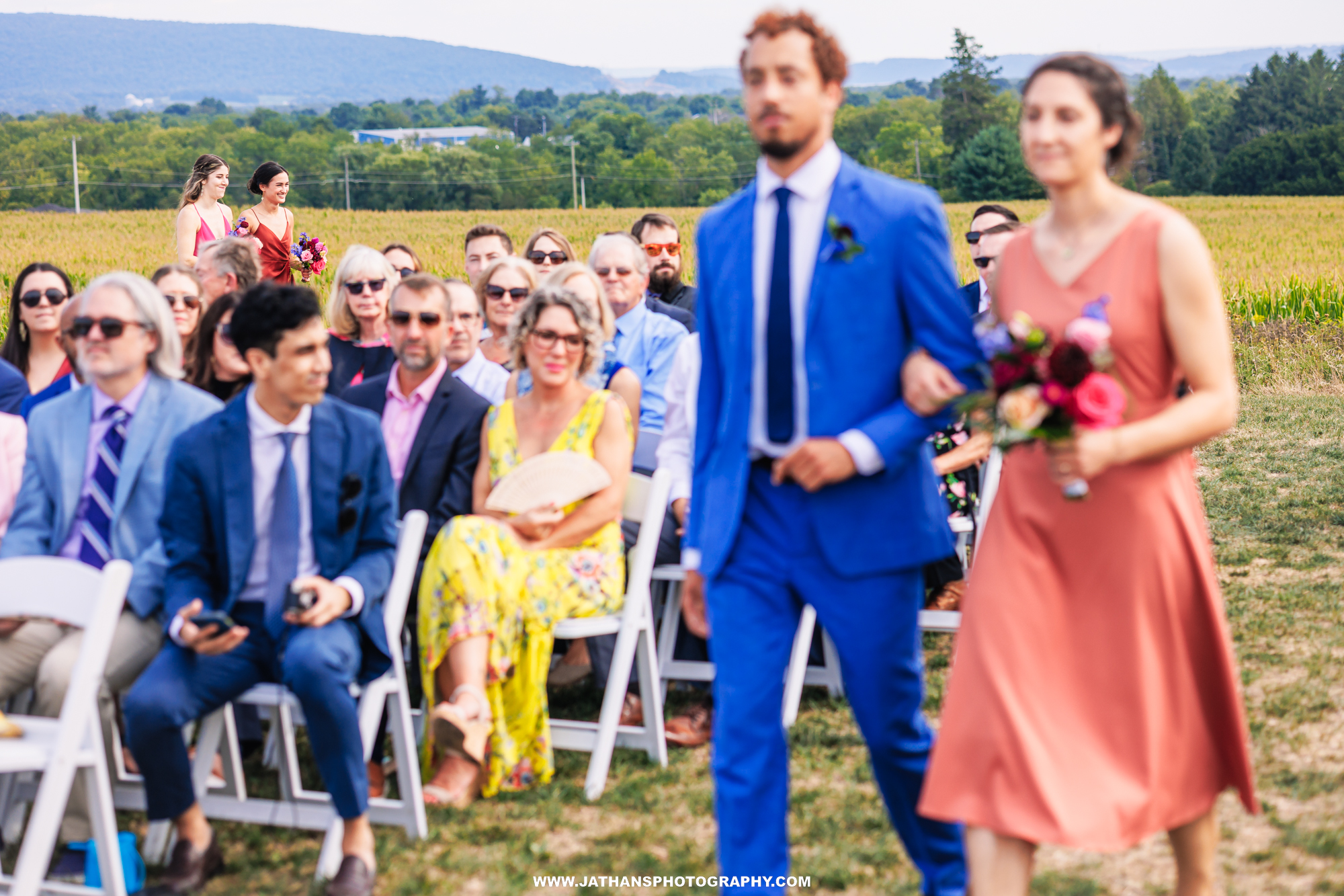 Beautiful Outdoor Fero Vineyard Wedding Lewisburg PA Wedding