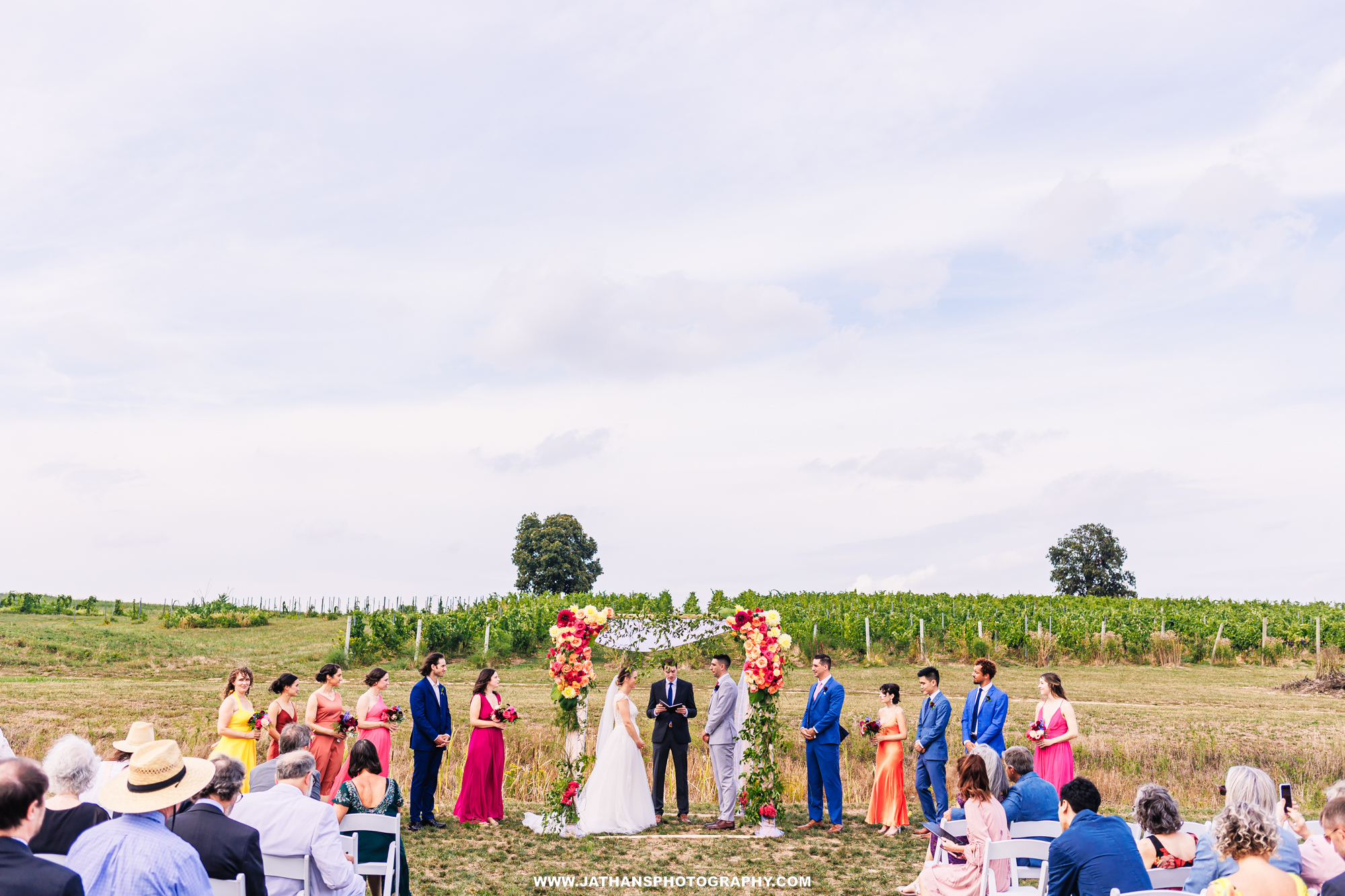 Beautiful Outdoor Fero Vineyard Wedding Lewisburg PA Wedding