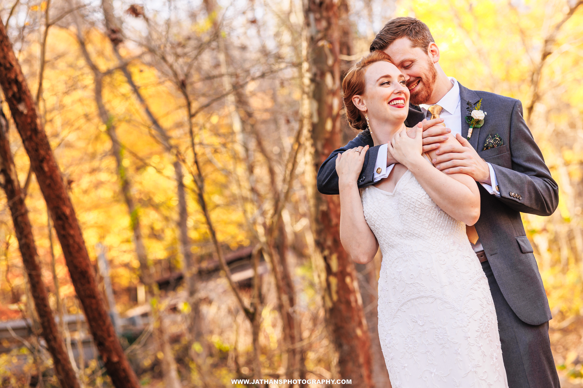 Beautiful Autumn Wedding At The Overhills Mansion and Patapsco Valley State Park In Maryland Wedding Photography