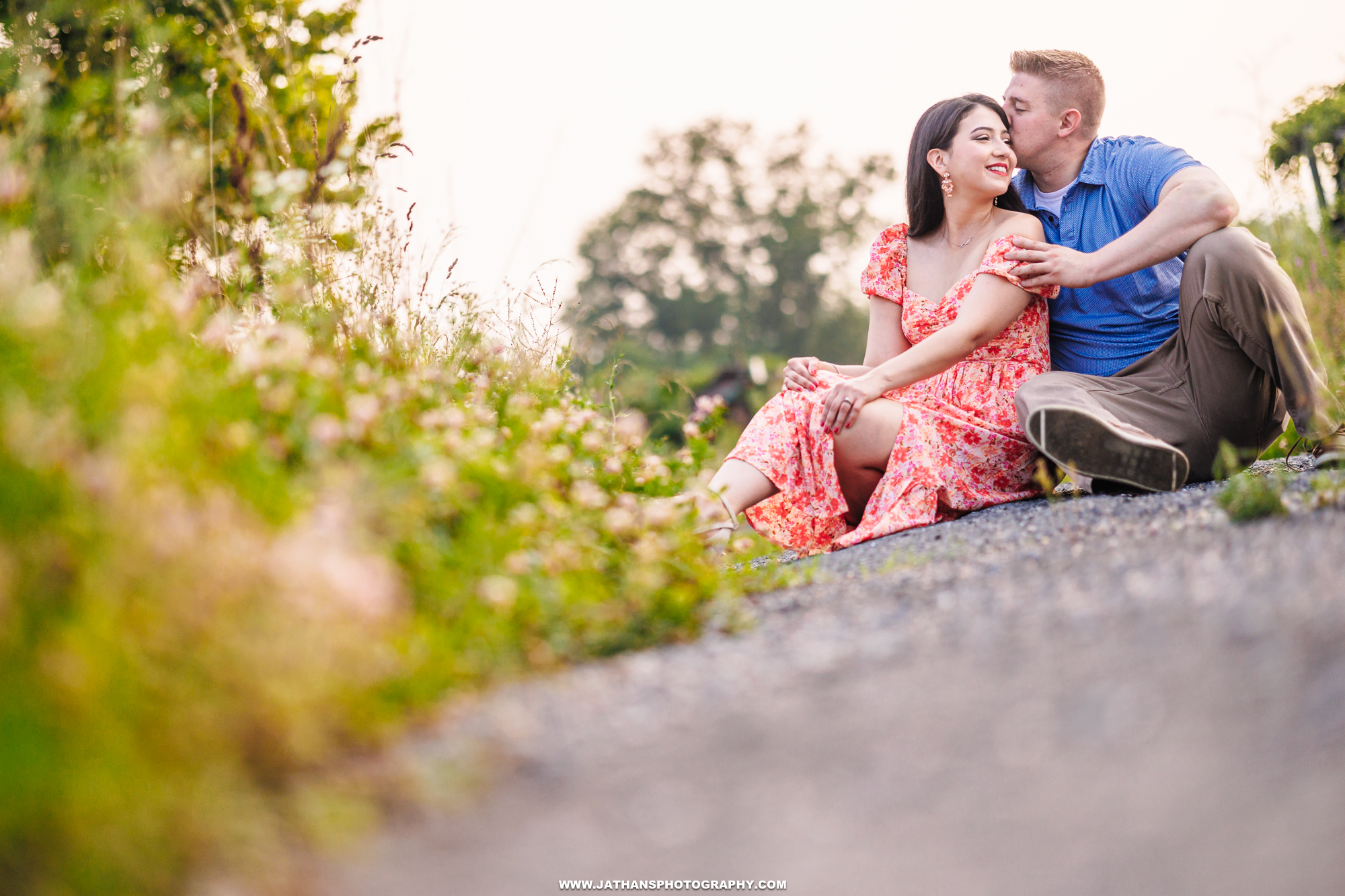 Outdoor Abandoned Train Graveyard Engagement Session Awesome