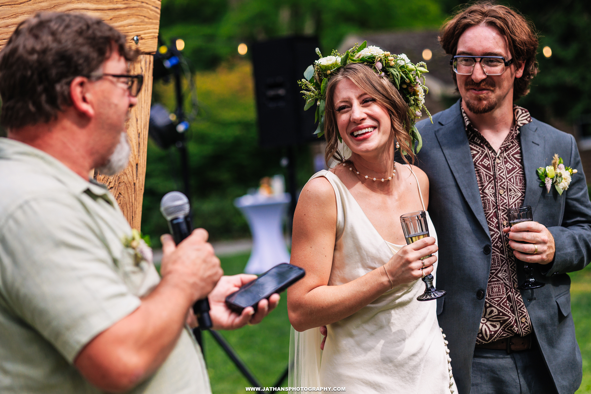 Beautiful Rustic Backyard Music Wedding Boyertown, PA Wedding Outdoors Concert Wedding