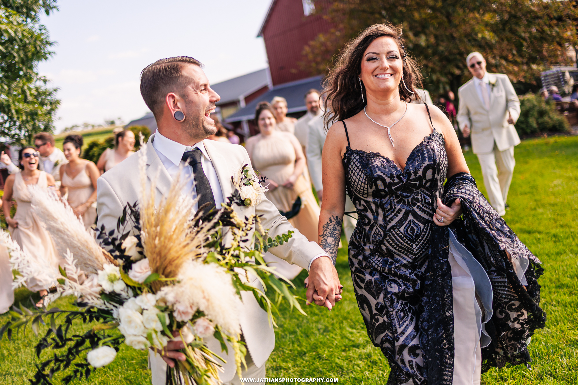 Elegant Barn Wedding The Barn At Greystone Farms In Watsontown, PA PA Barn Wedding