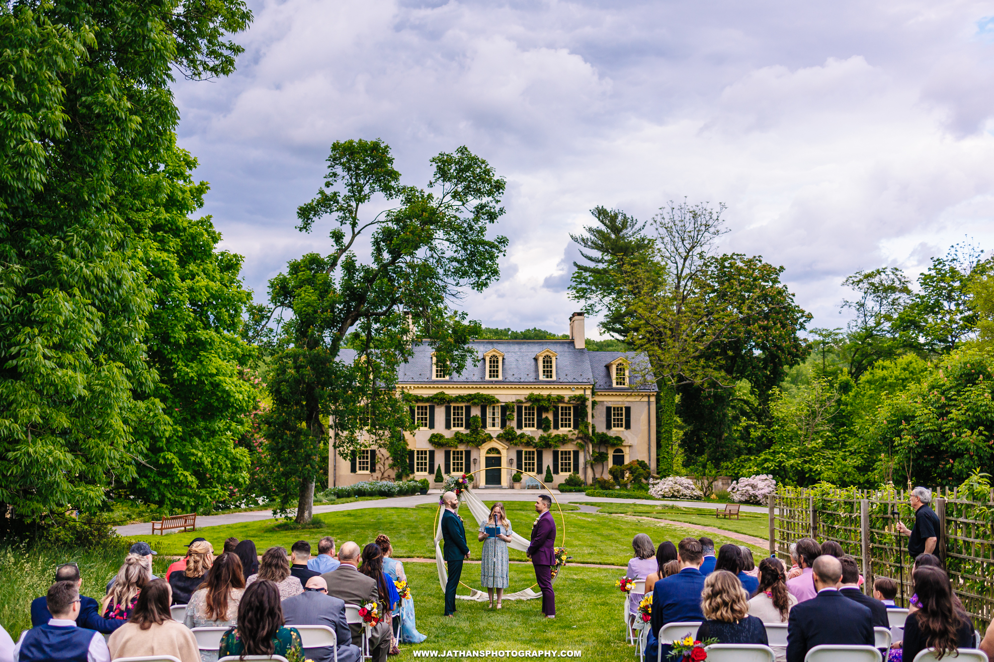 Beautiful Wilmington Delaware Hagley Museum and Library Wedding Same Sex LGBTQ