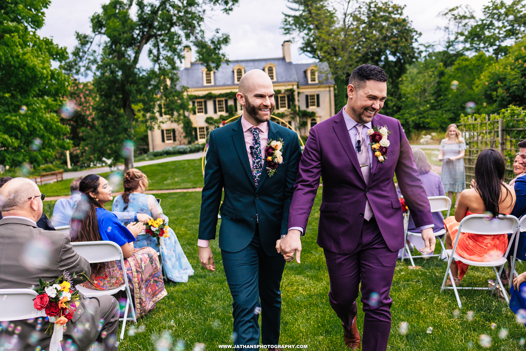 Beautiful Wilmington Delaware Hagley Museum and Library Wedding Same Sex LGBTQ