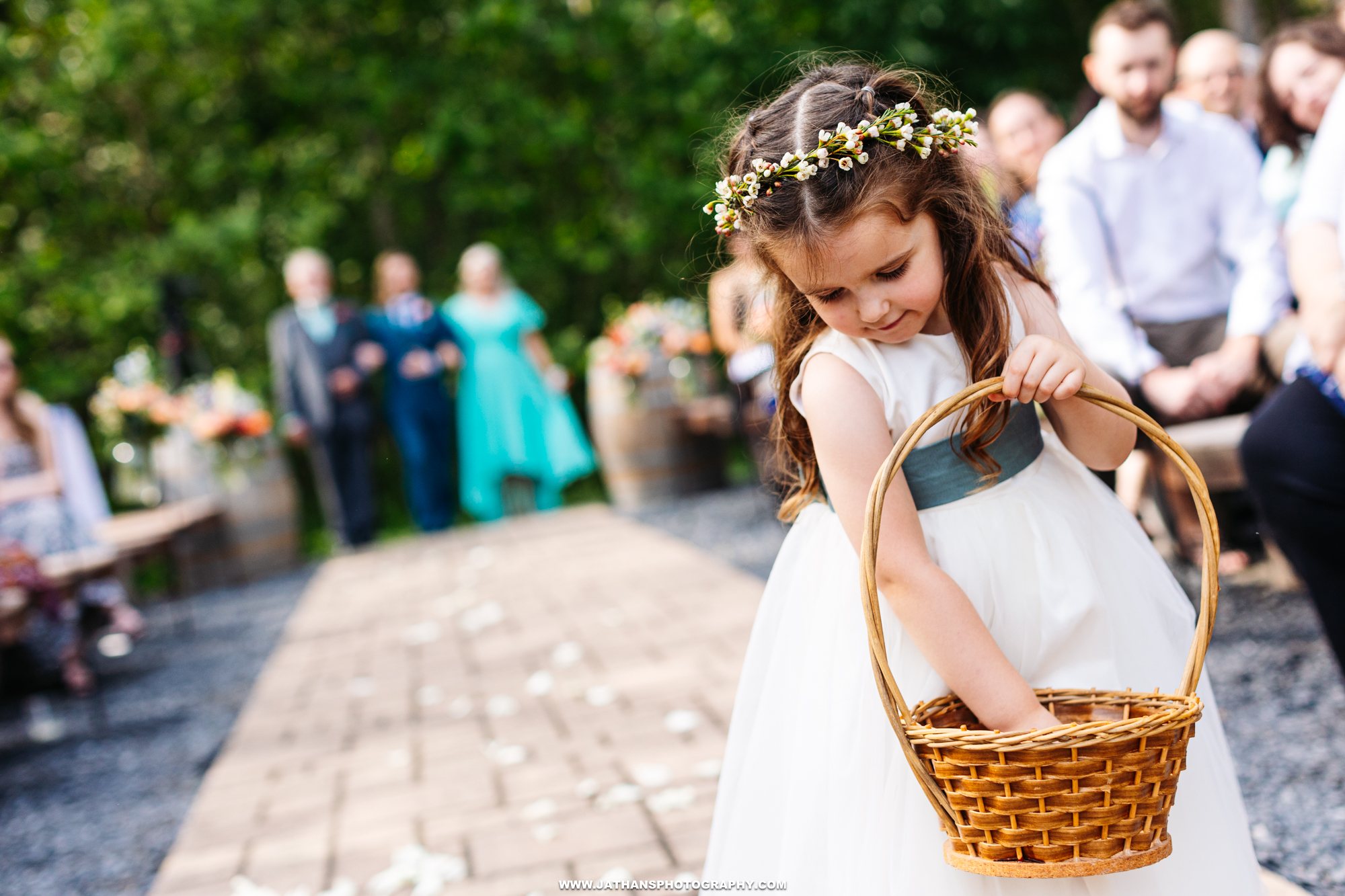 Gorgeous Stanley Virginia Shenandoah Woods Outside Wedding 