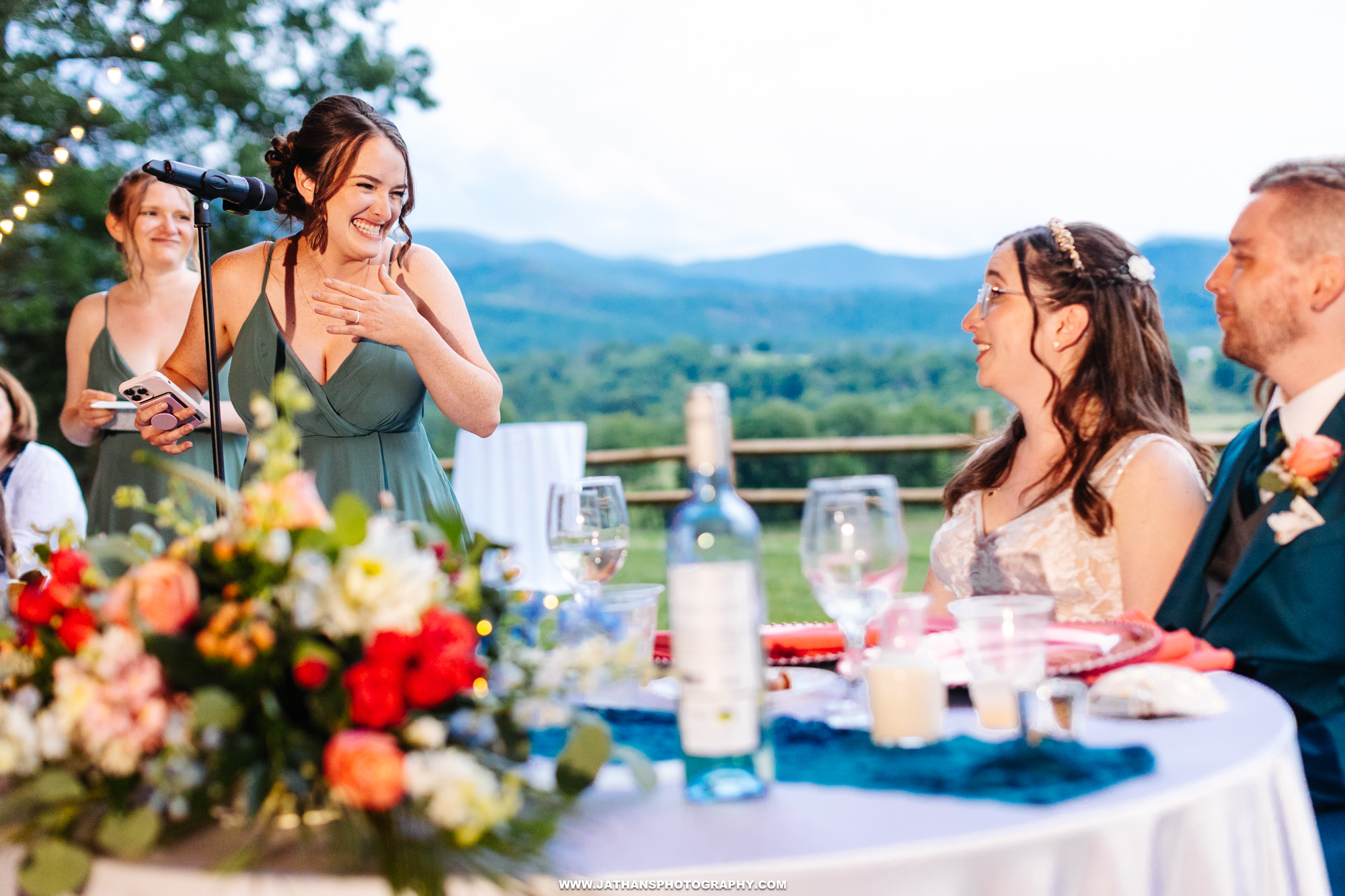 Gorgeous Stanley Virginia Shenandoah Woods Outside Wedding 