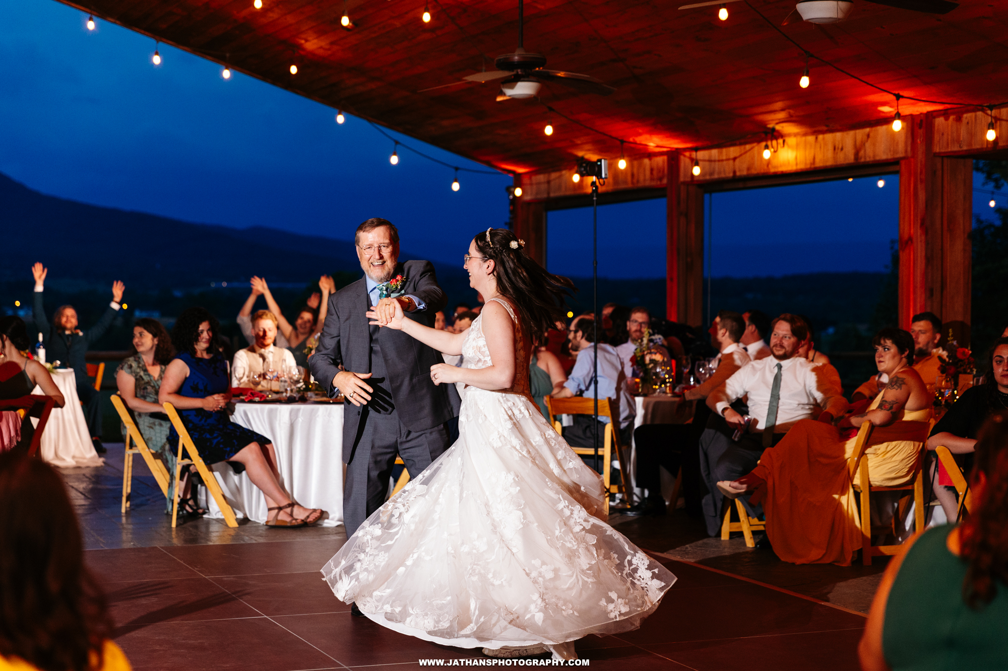 Gorgeous Stanley Virginia Shenandoah Woods Outside Wedding 