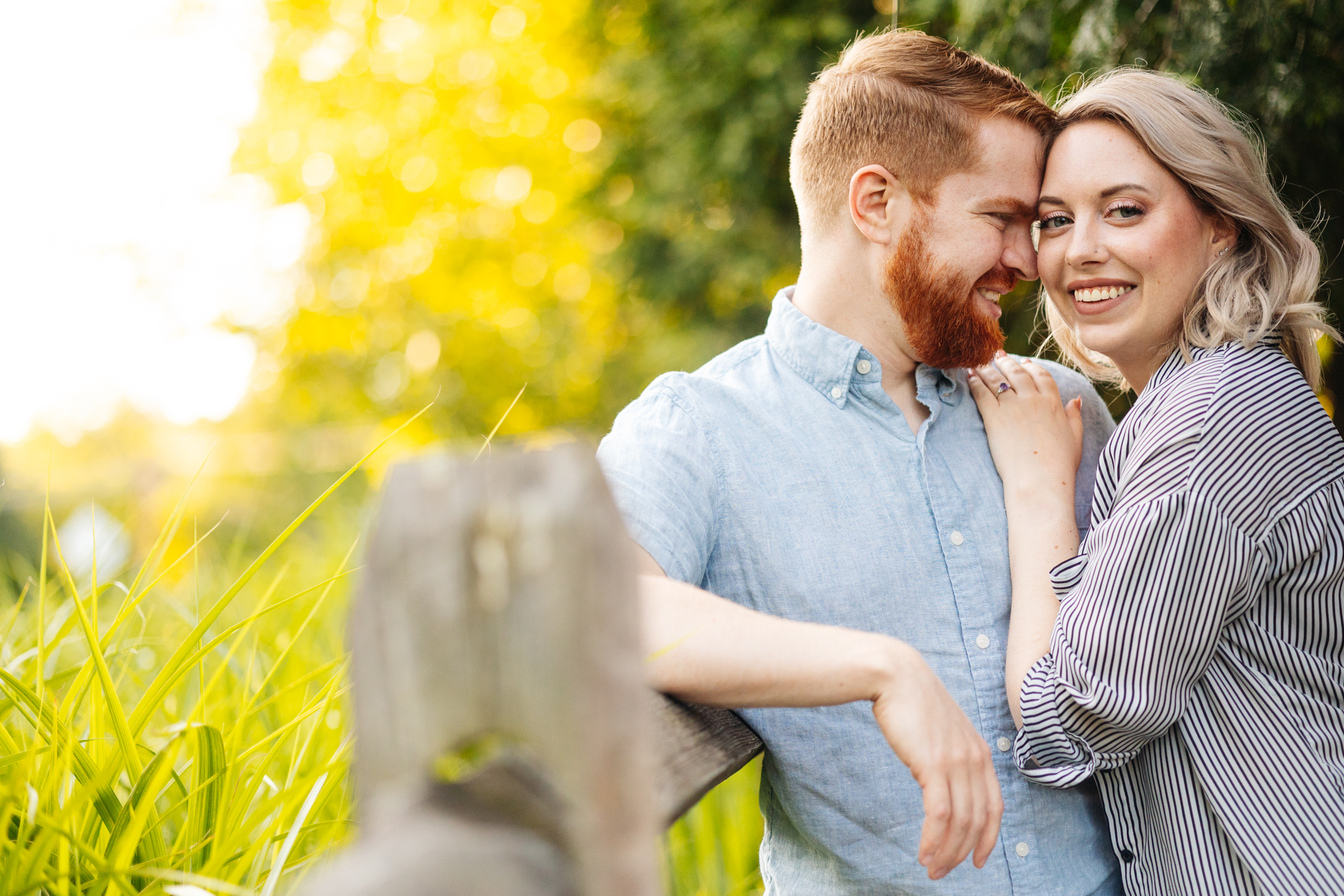 Beautiful Outdoor Brookeville Beer Farm Engagement Session Wedding Photography