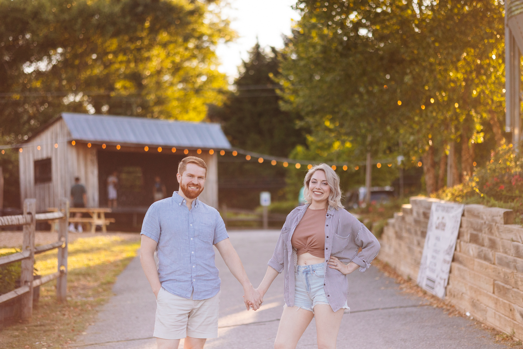 Beautiful Outdoor Brookeville Beer Farm Engagement Session Wedding Photography