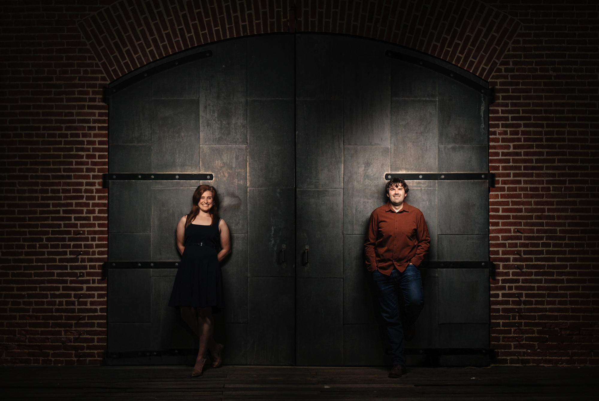 Epic Outdoor Fells Point Baltimore Engagement Session Photos