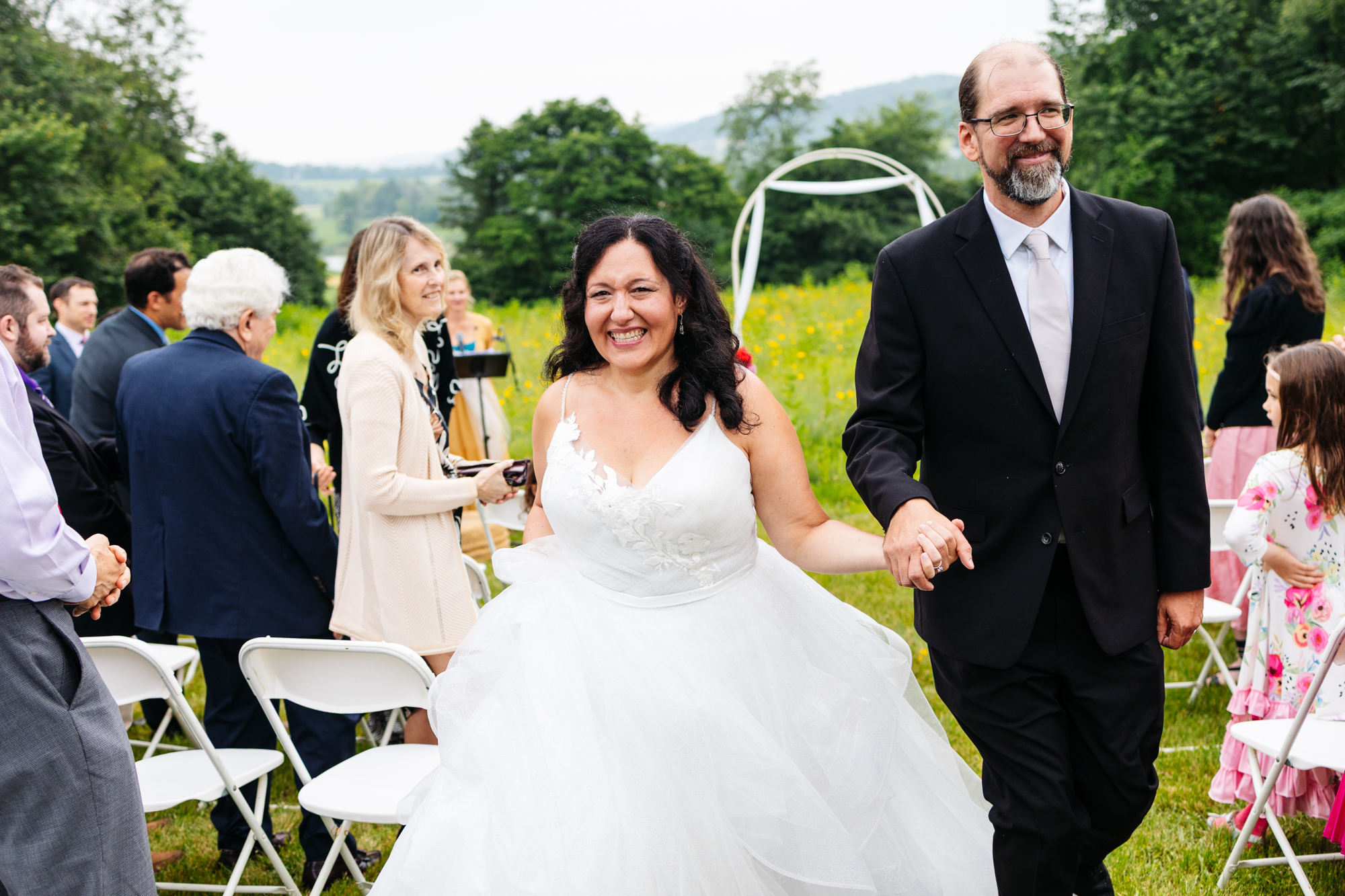 Beautiful Outdoor Bernville Pennsylvania Wildflower Community Farm Wedding Amazing 