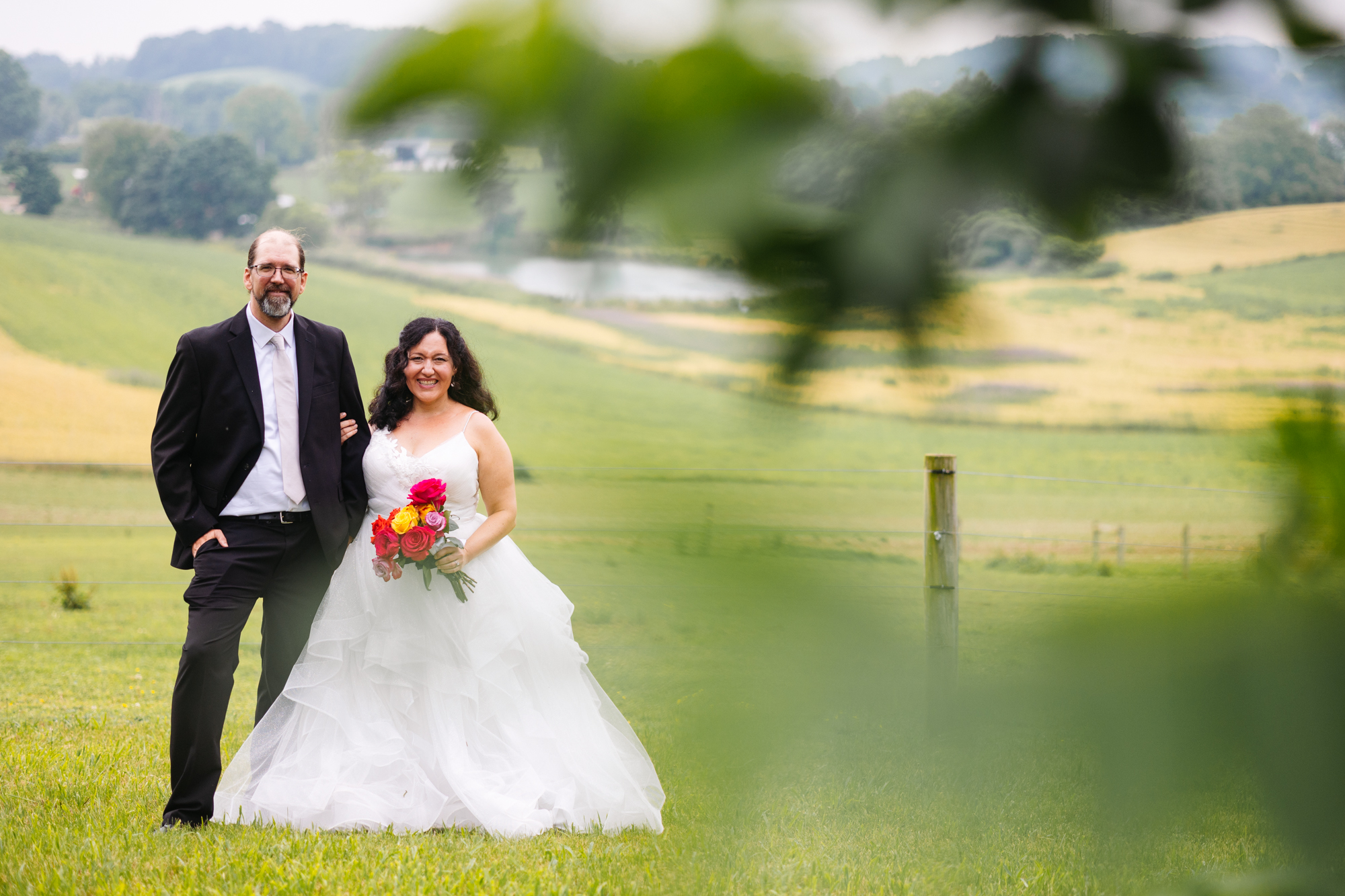 Beautiful Outdoor Bernville Pennsylvania Wildflower Community Farm Wedding Amazing 