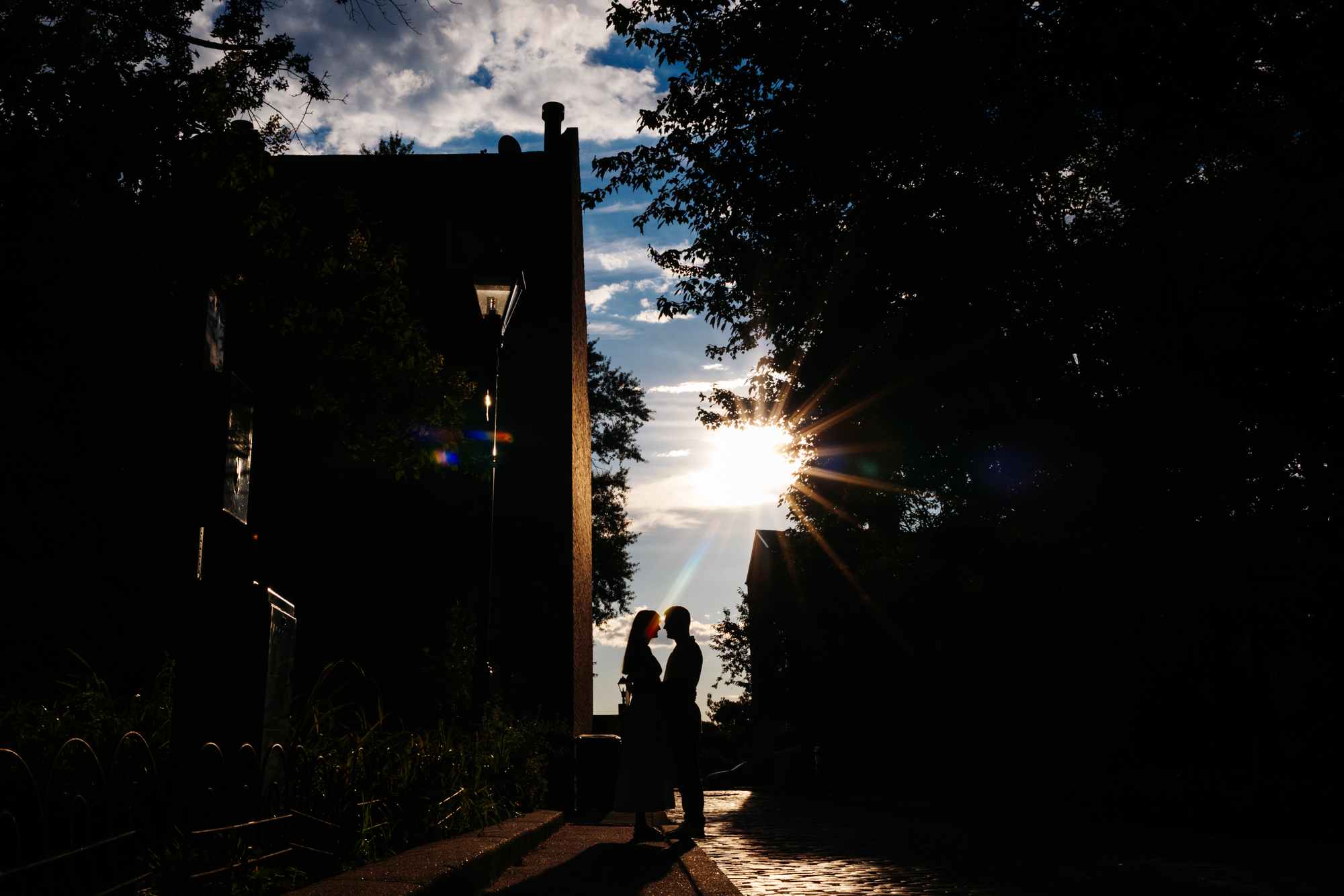 Downtown Baltimore Inner Harbor Engagement Shoot Outdoor Sunset Beautiful