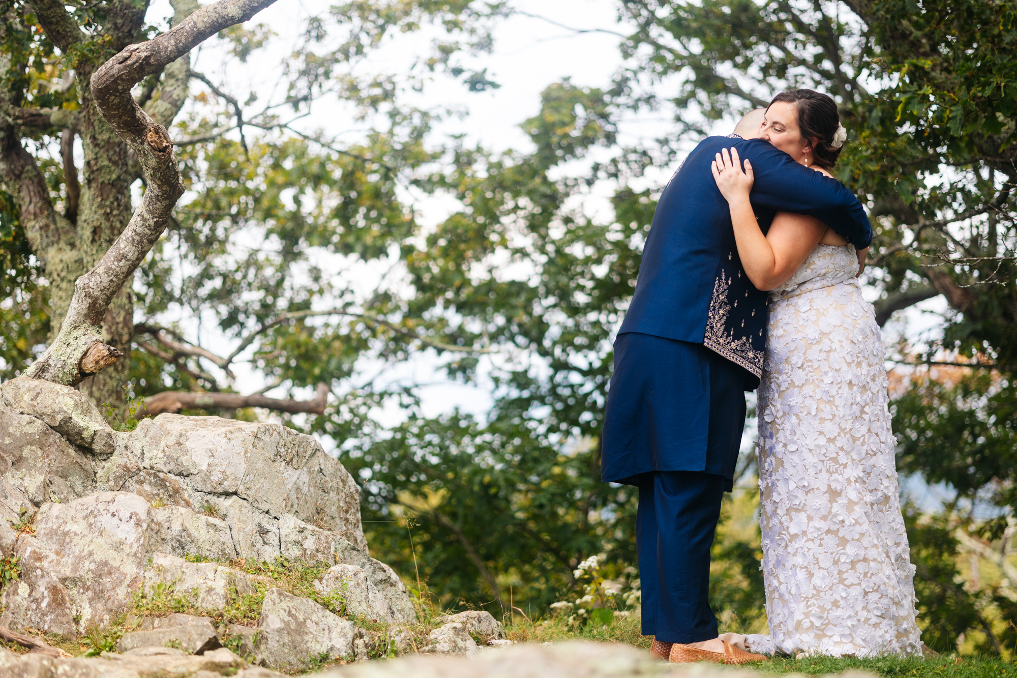 Beautiful Outdoor Shenandoah National Park Destination Wedding Happy and Wonderful Amazing Big Meadows Lodge Wedding