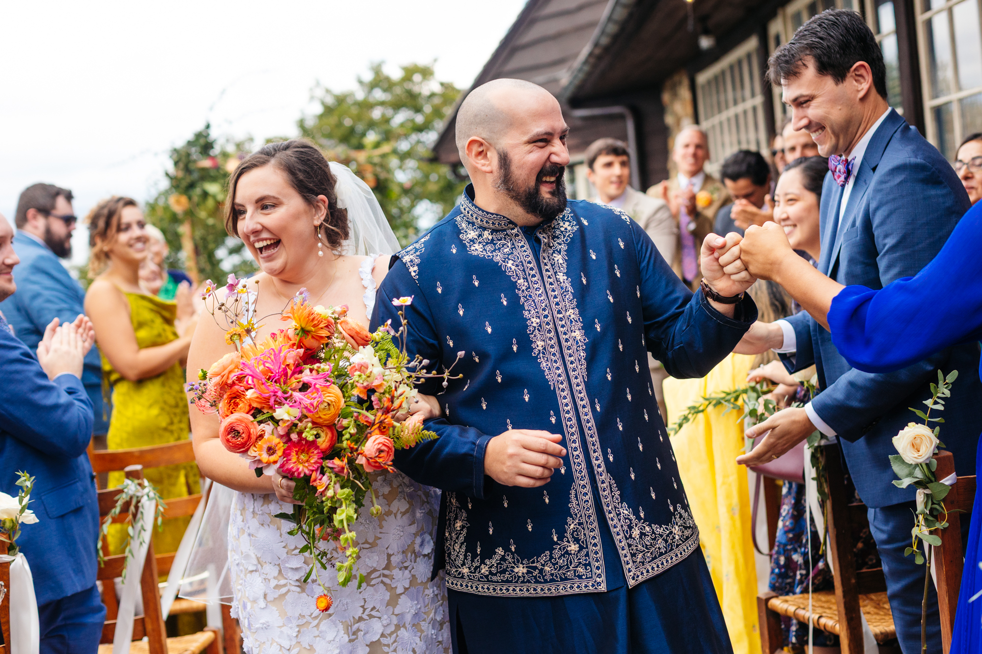 Beautiful Outdoor Shenandoah National Park Destination Wedding Happy and Wonderful Amazing Big Meadows Lodge Wedding