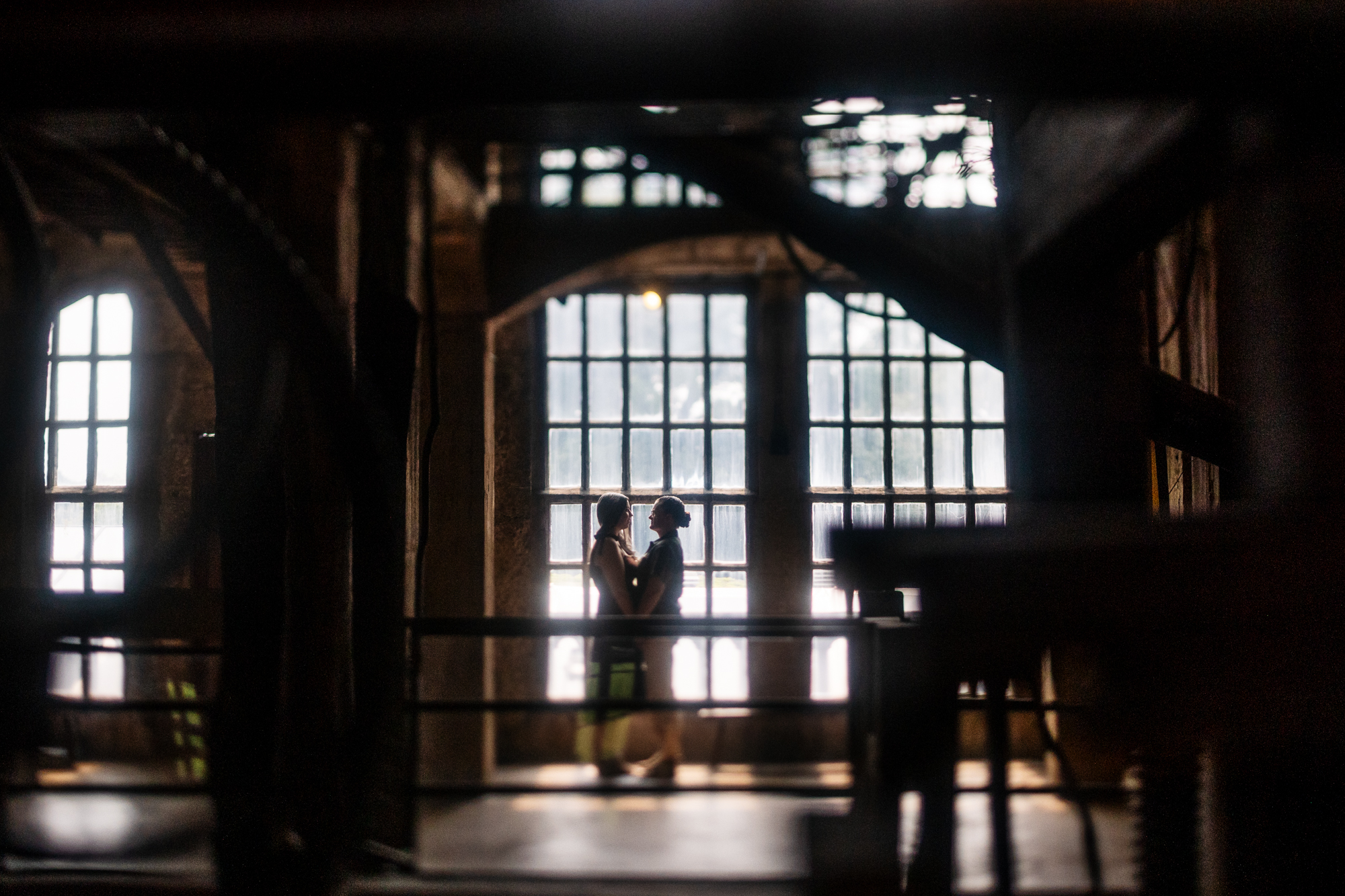 Beautiful LGBT Engagement Session Wedding Fonthill Castle Mercer Museum Wedding Photography