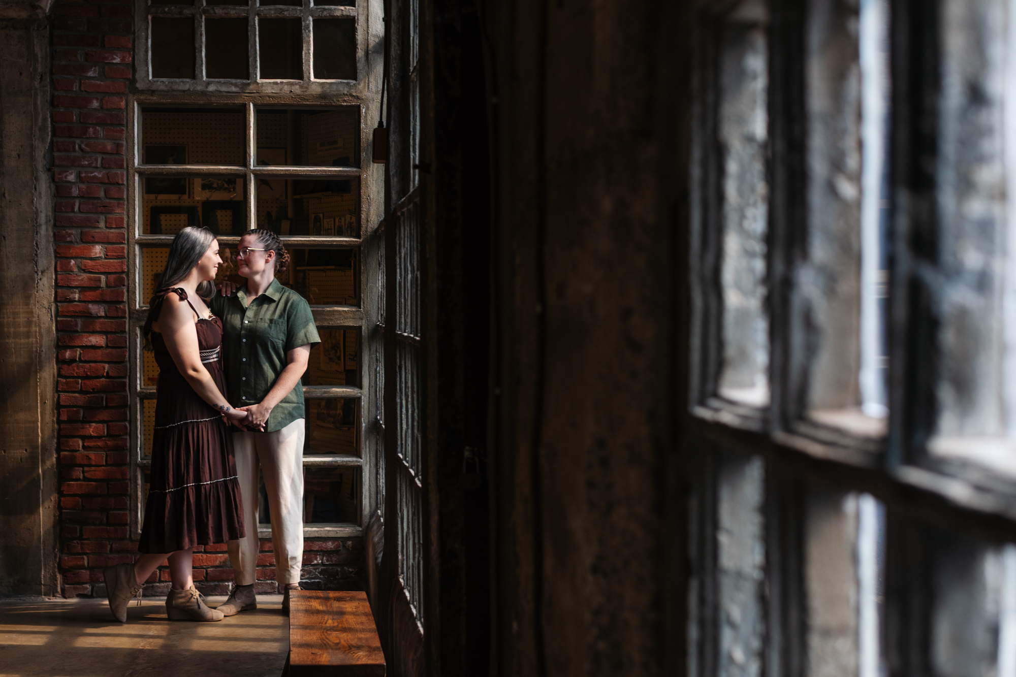 Beautiful LGBT Engagement Session Wedding Fonthill Castle Mercer Museum Wedding Photography