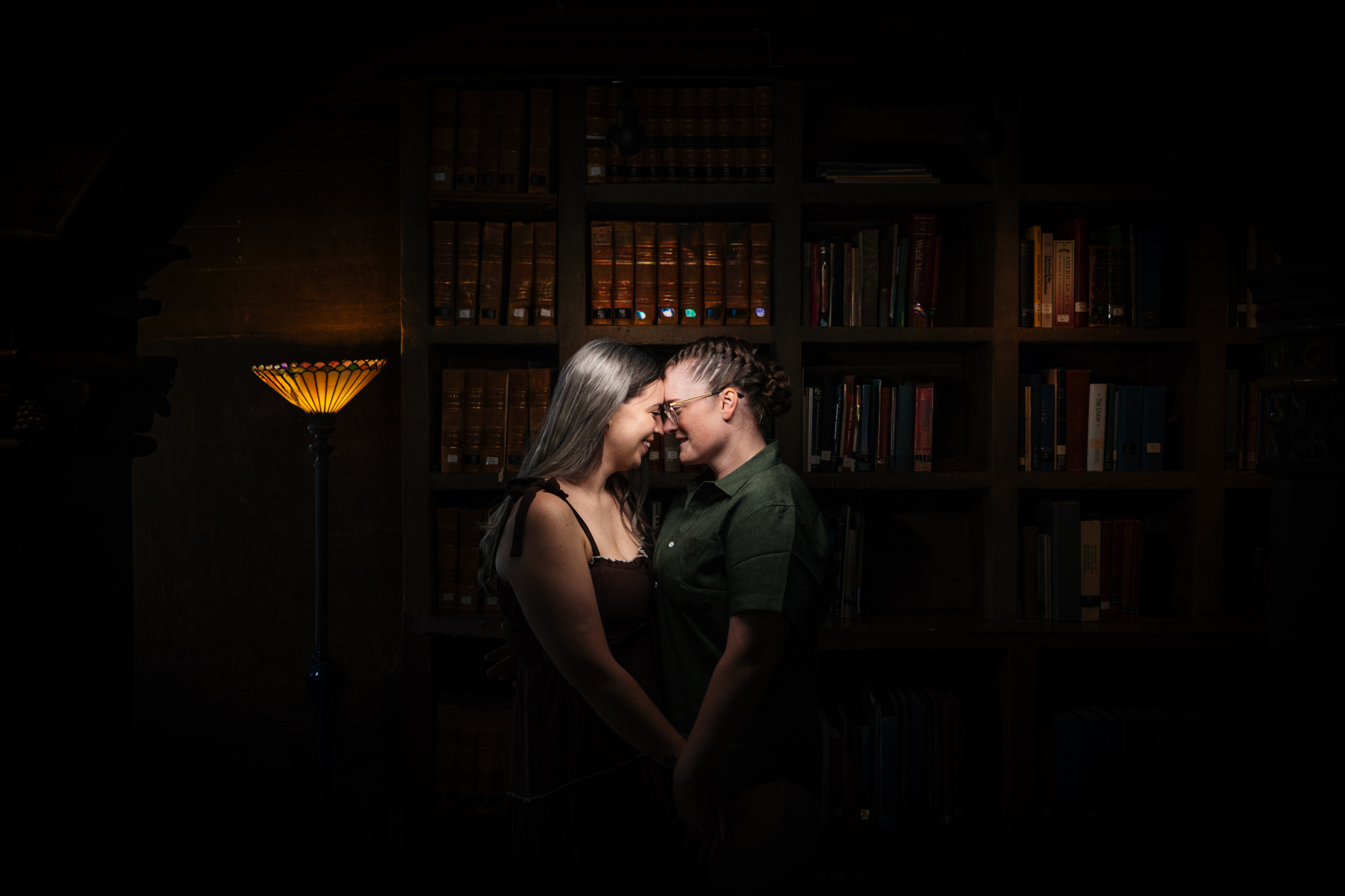 Beautiful LGBT Engagement Session Wedding Fonthill Castle Mercer Museum Wedding Photography