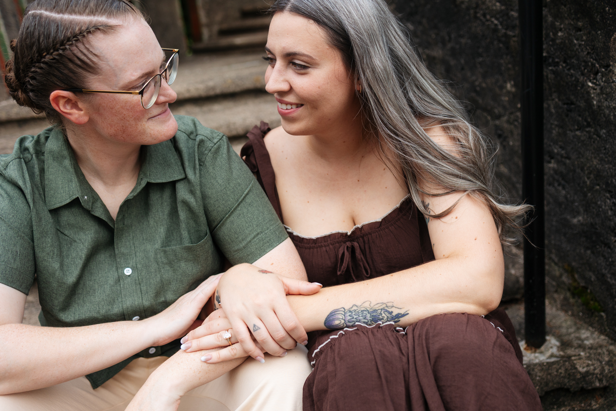 Beautiful LGBT Engagement Session Wedding Fonthill Castle Mercer Museum Wedding Photography